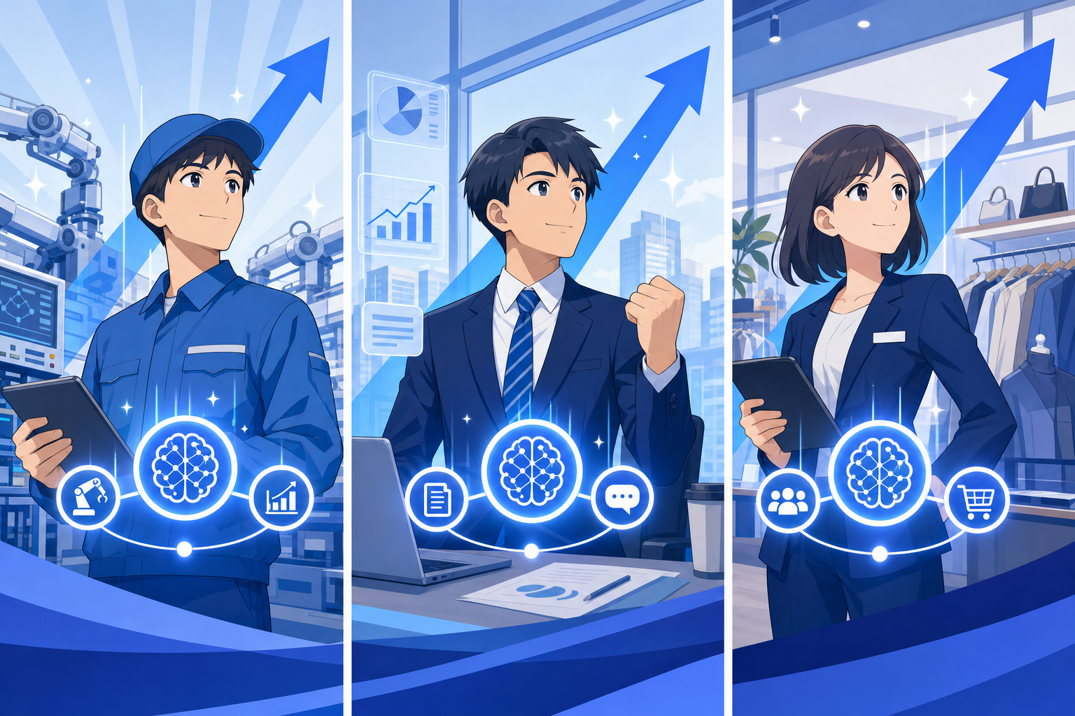 社員のAIリスキリングで業務が変わった企業事例3選